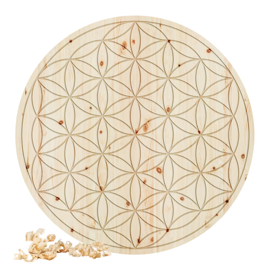 Wandbild „ZirbenBlume des Lebens“ 50er