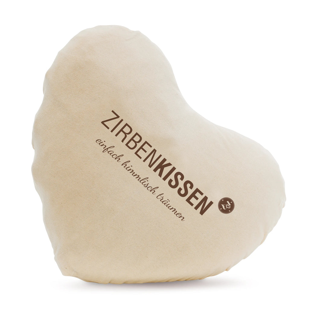 ZirbenKissen Herz 40×40 „einfach himmlisch träumen“
