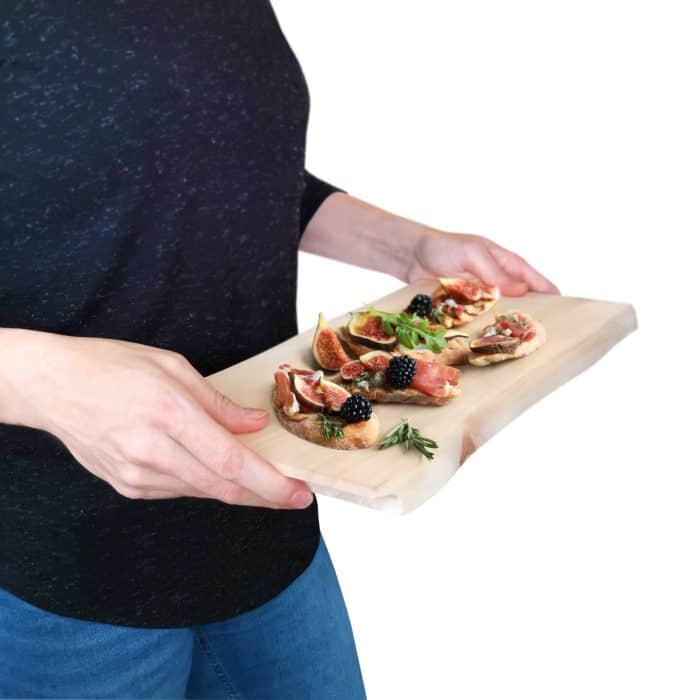 ZirbenJausnbrettl mit Waldkante