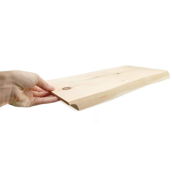 ZirbenJausnbrettl mit Waldkante