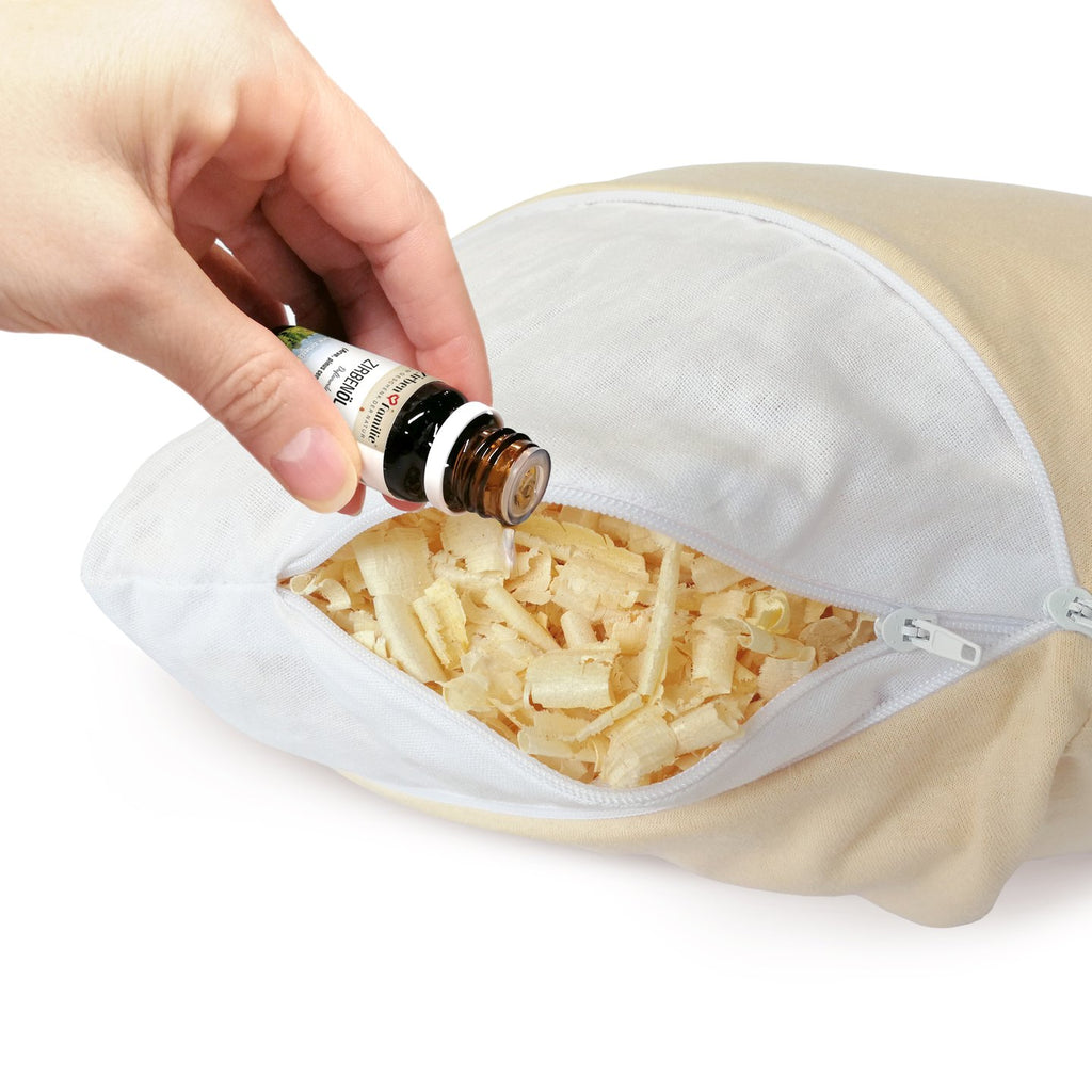 ZirbenKissen Herz 40×40 „einfach himmlisch träumen“