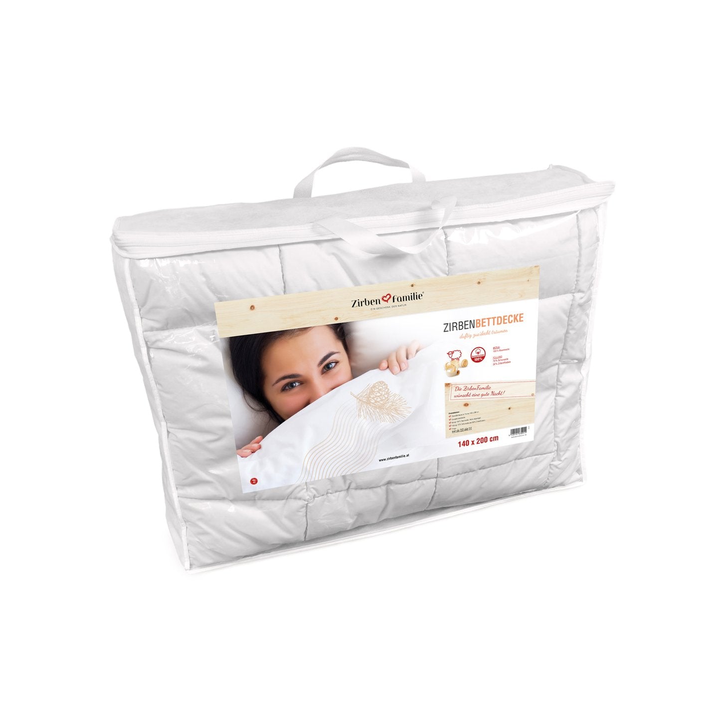 Zirbenbettdecke 155x220