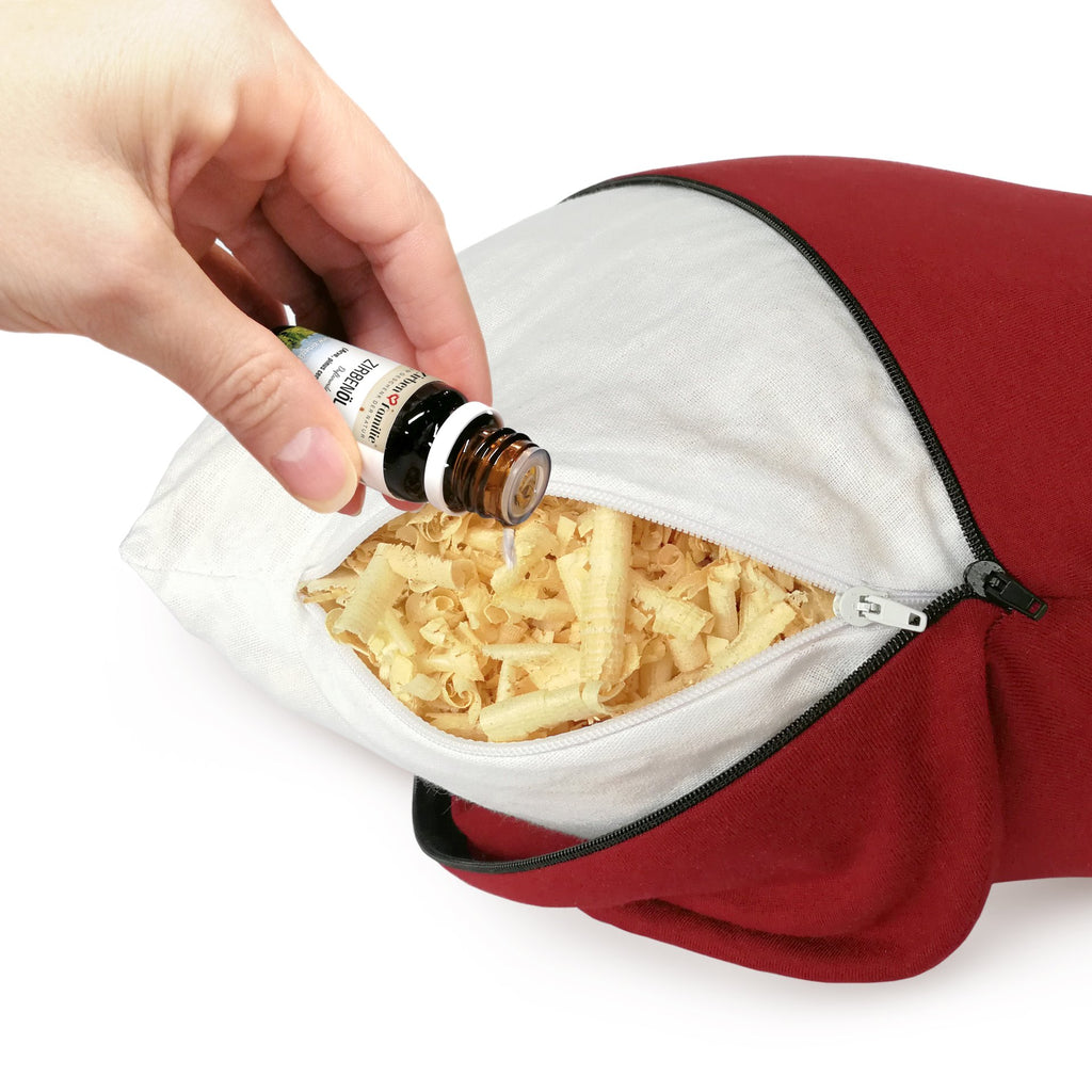 ZirbenKissen Herz 40×40 „einfach himmlisch träumen“