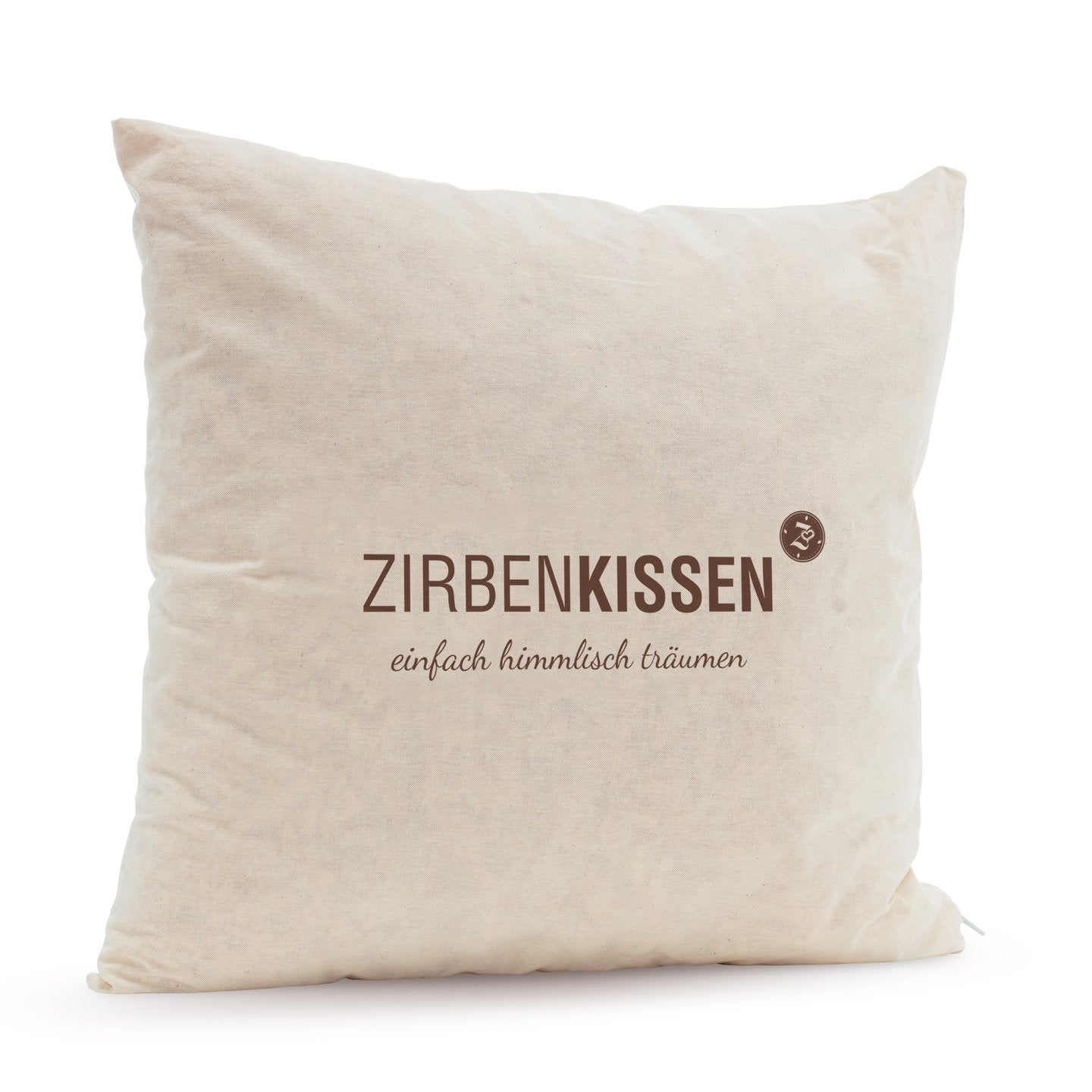 ZirbenKissen 40×40 Natur „einfach himmlisch träumen“