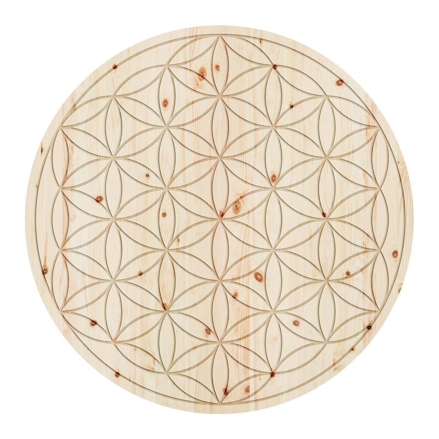 Wandbild „ZirbenBlume des Lebens“ 50er